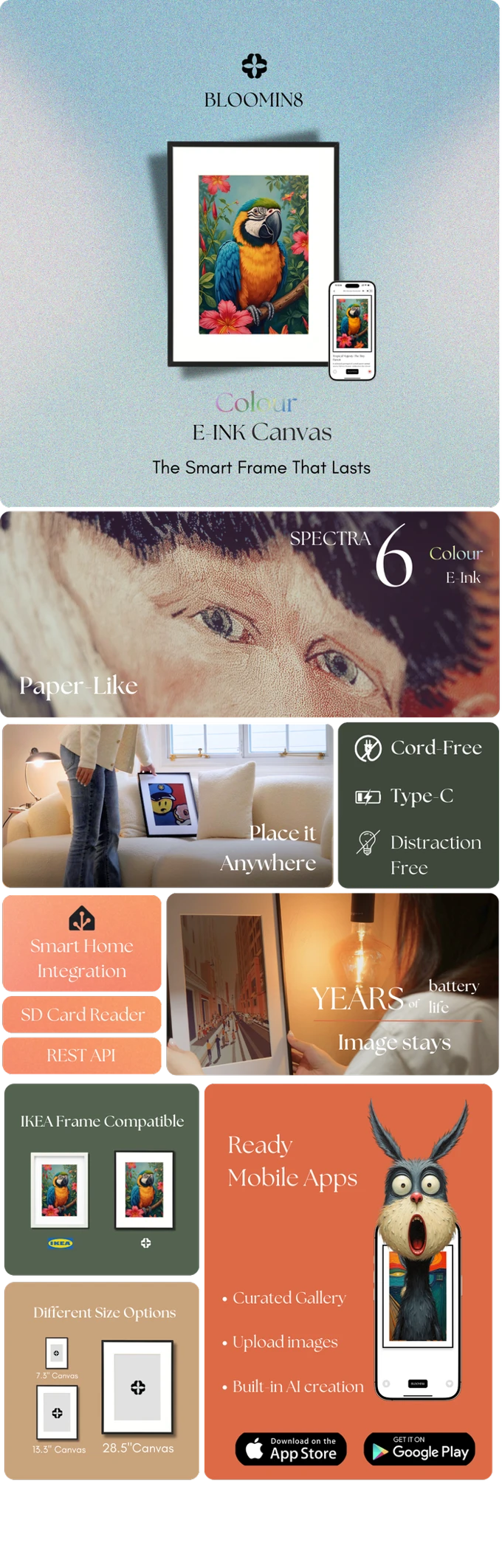 290万美元的魔法画布：一款彩色电子墨水屏如何重新定义家居艺术