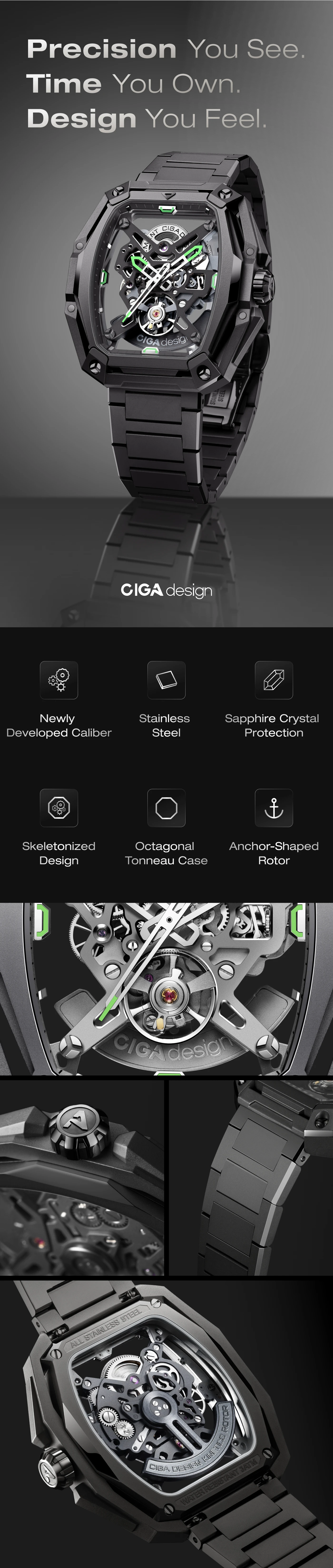 众筹超414万美元的镂空腕表，如何让时间成为宣言？