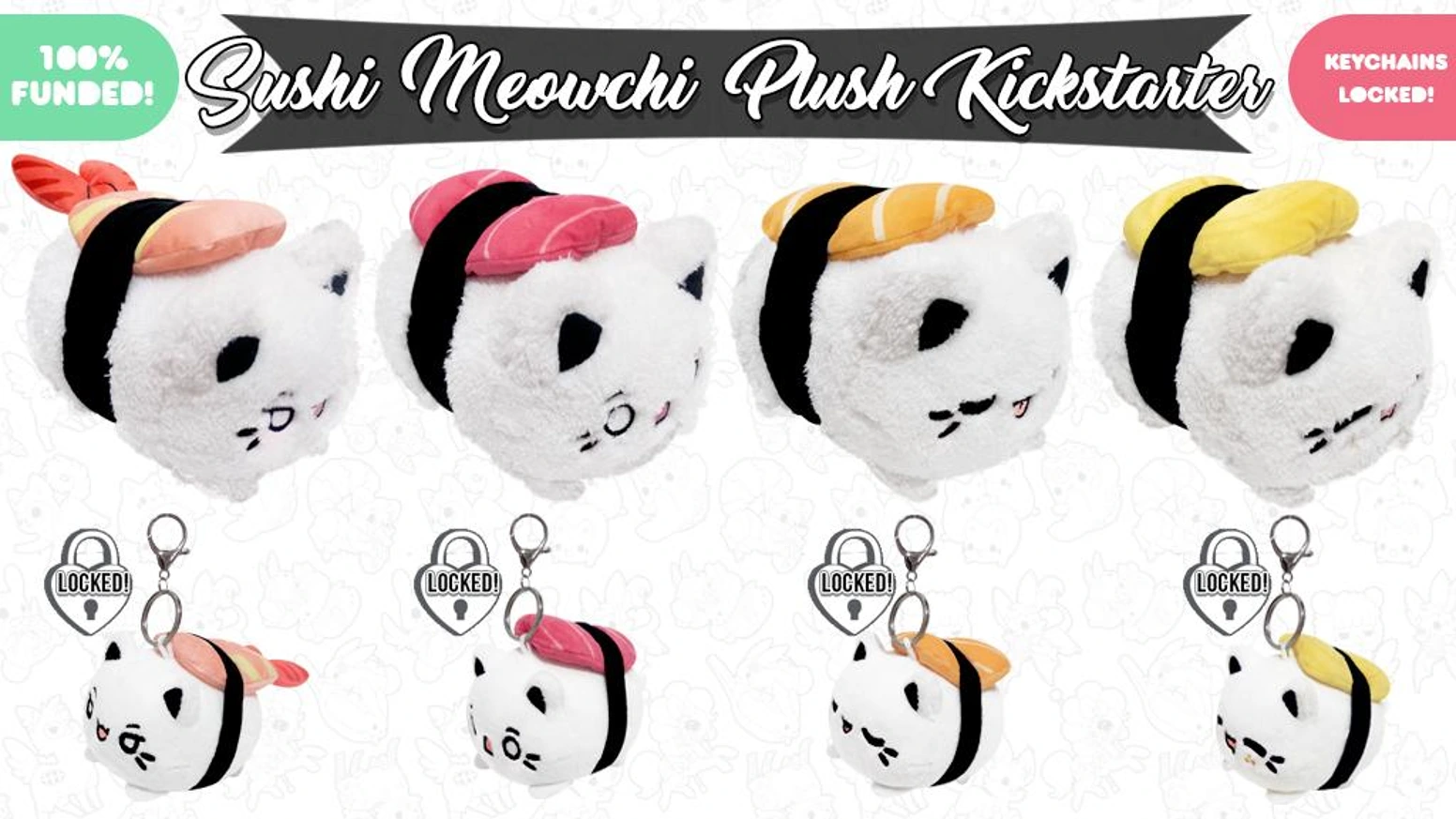 寿司猫猫：一个毛绒玩具如何用“可爱”募得3万美元