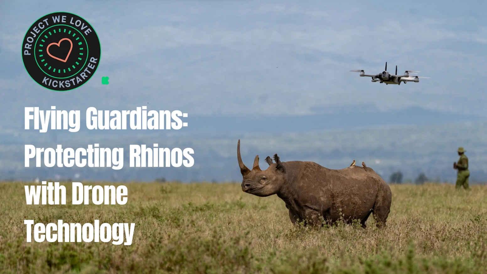 用无人机守护犀牛，他们为何能超额募资5万美元？