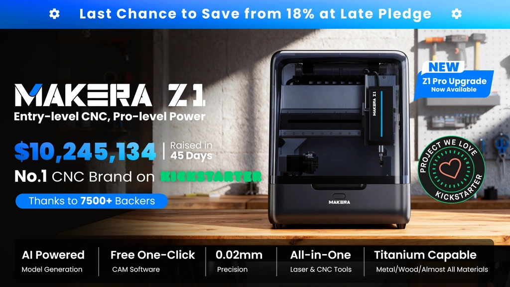桌面CNC众筹破亿：中国团队如何用“傻瓜式”工业机席卷全球